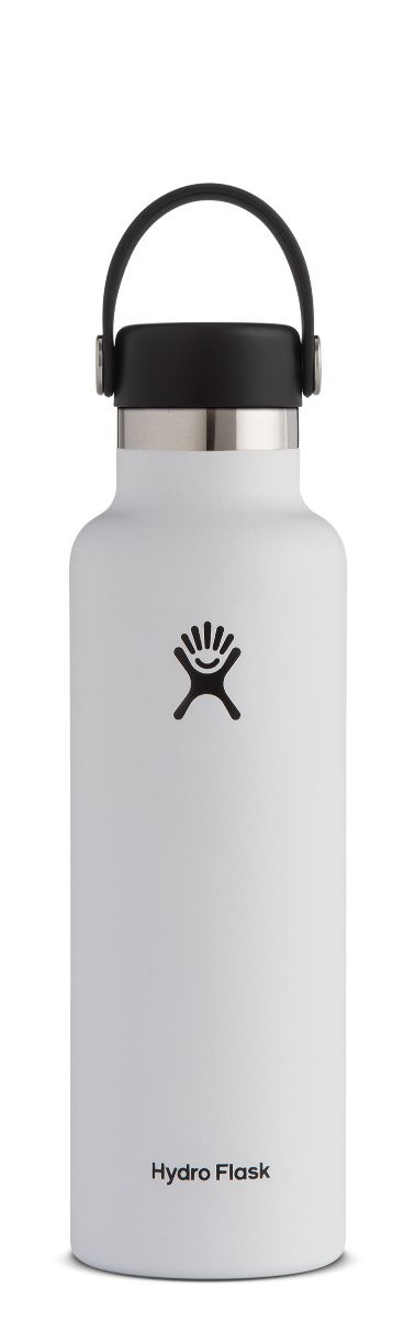 21 oz. Standard Mouth Flex Cap | White