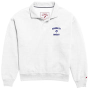 Victory Springs Ladies Collar Pullover | Heather Varsity White