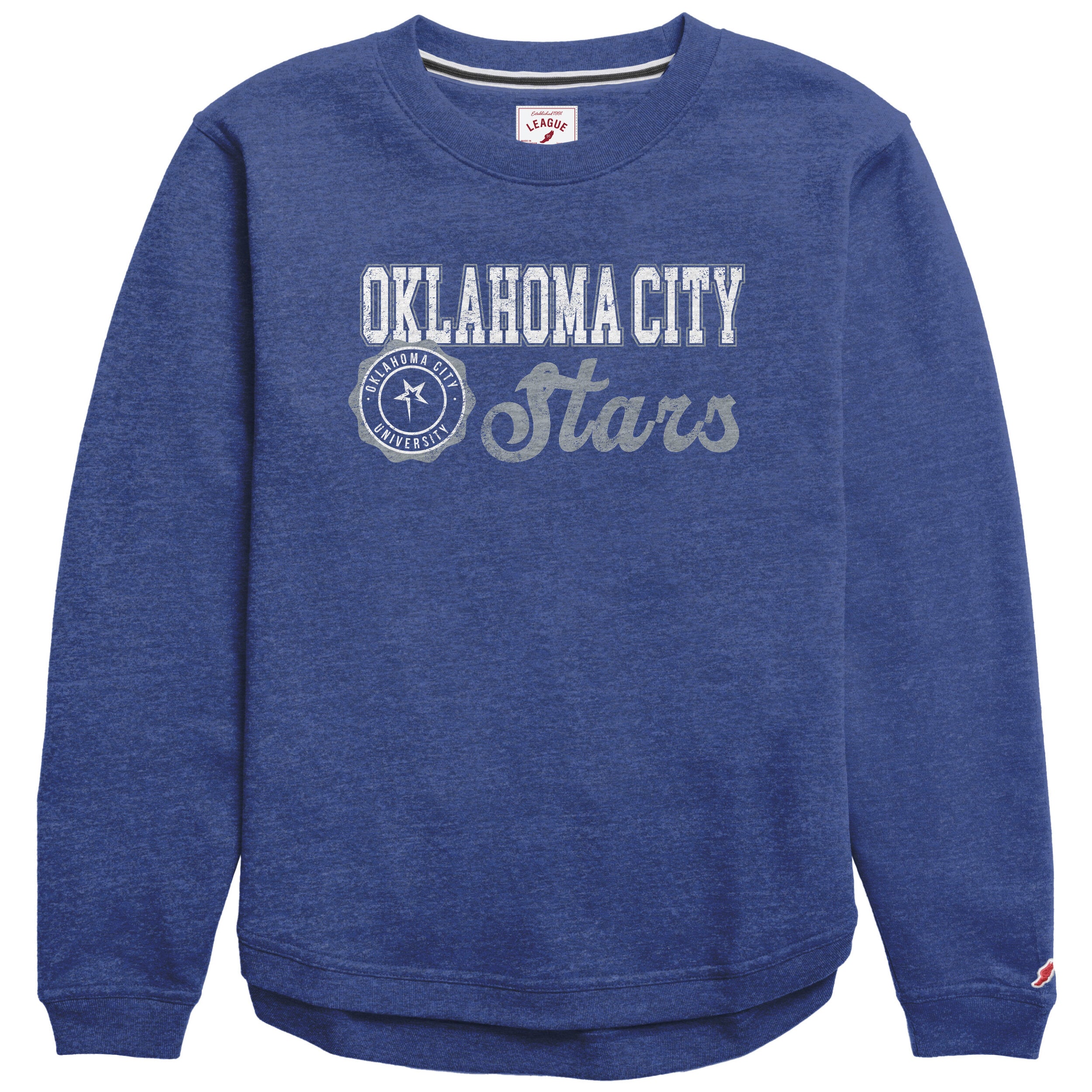 Victory Springs Ladies Crewneck | Heather Royal