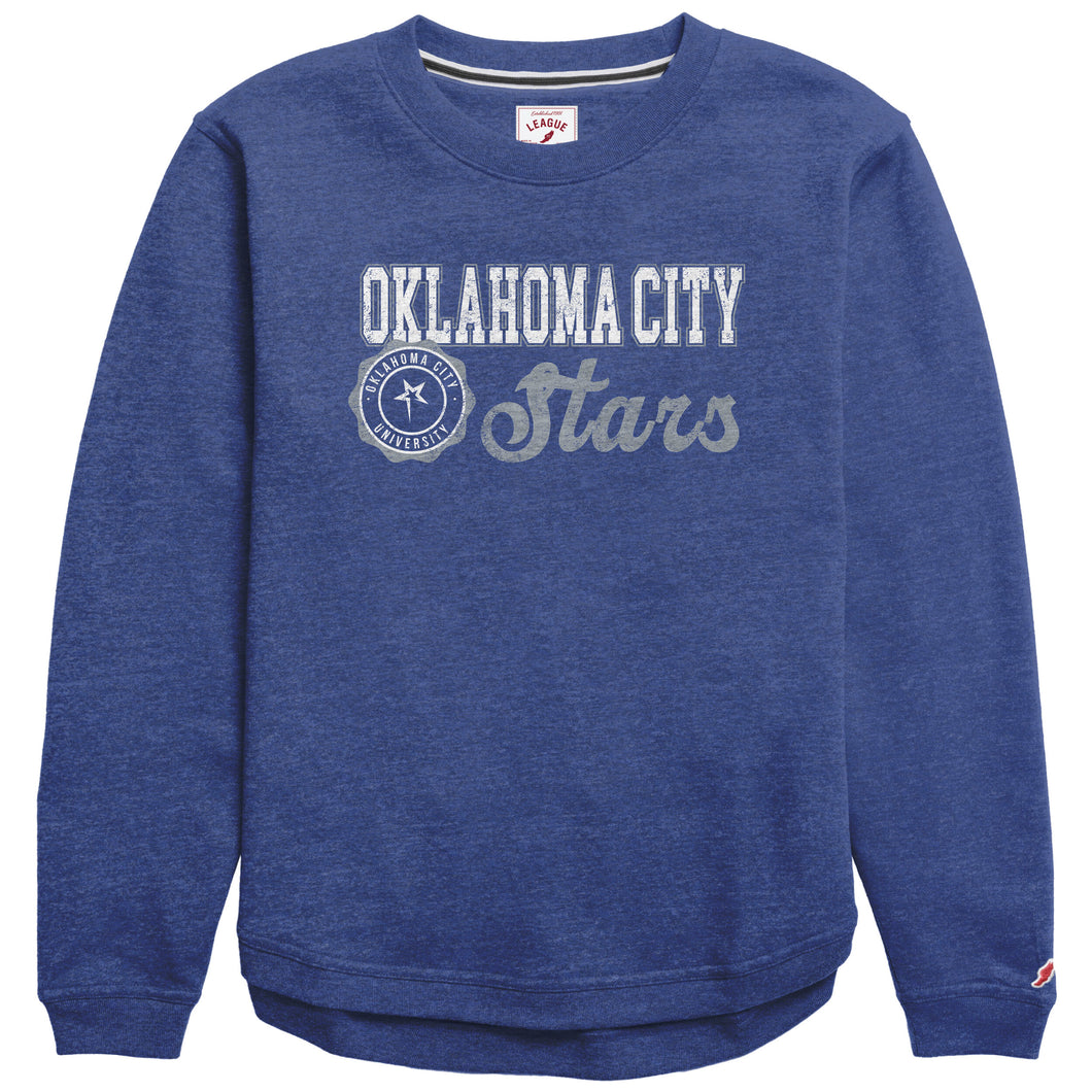 Victory Springs Ladies Crewneck | Heather Royal