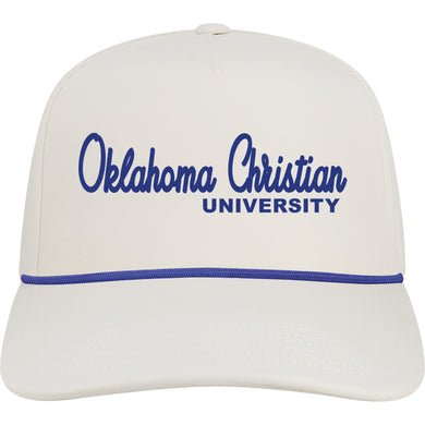 5-Panel Adjustable Hat | White