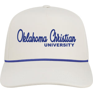 5-Panel Adjustable Hat | White