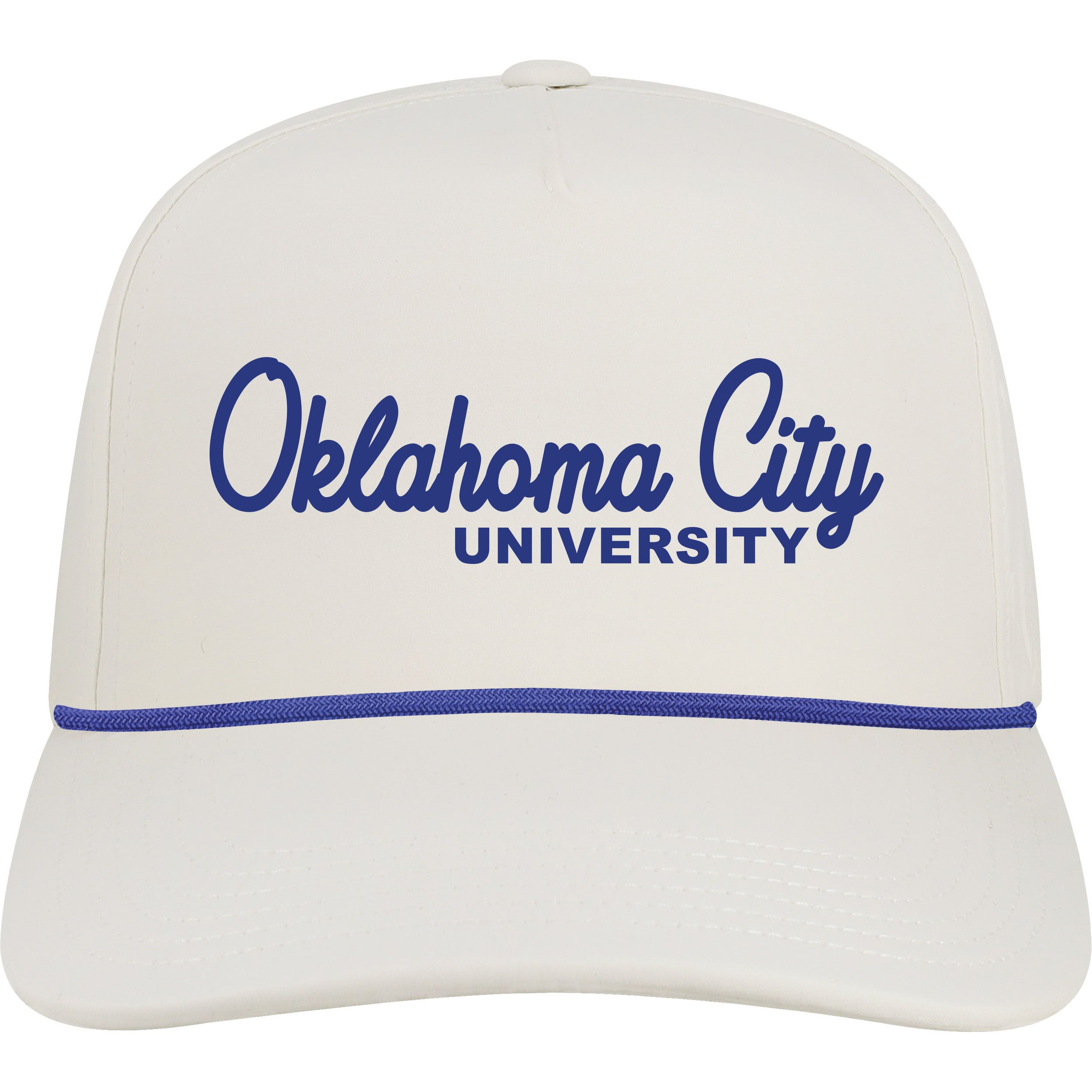 5-Panel Adjustable Hat | White