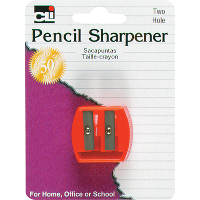 Pencil Sharpener Asst. 2 Hole 1Pk