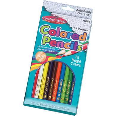 Colored Pencils | Asst 7in 12 Pk