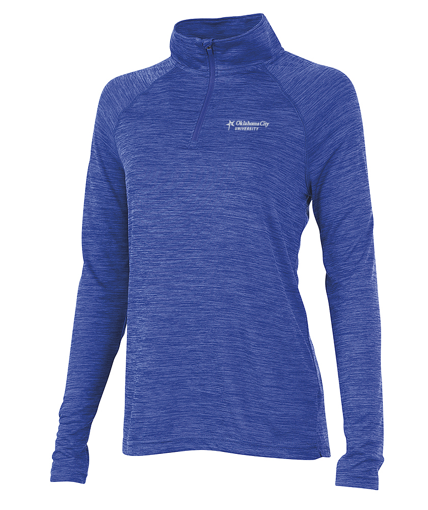 Women's Space Dye Performance Pullover | Royal