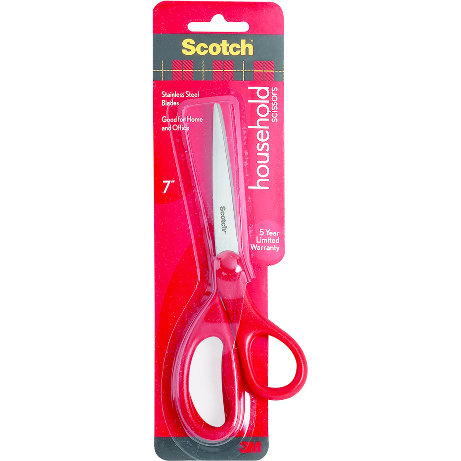 Scotch Home & Office Scissors 7in 1PK | Red