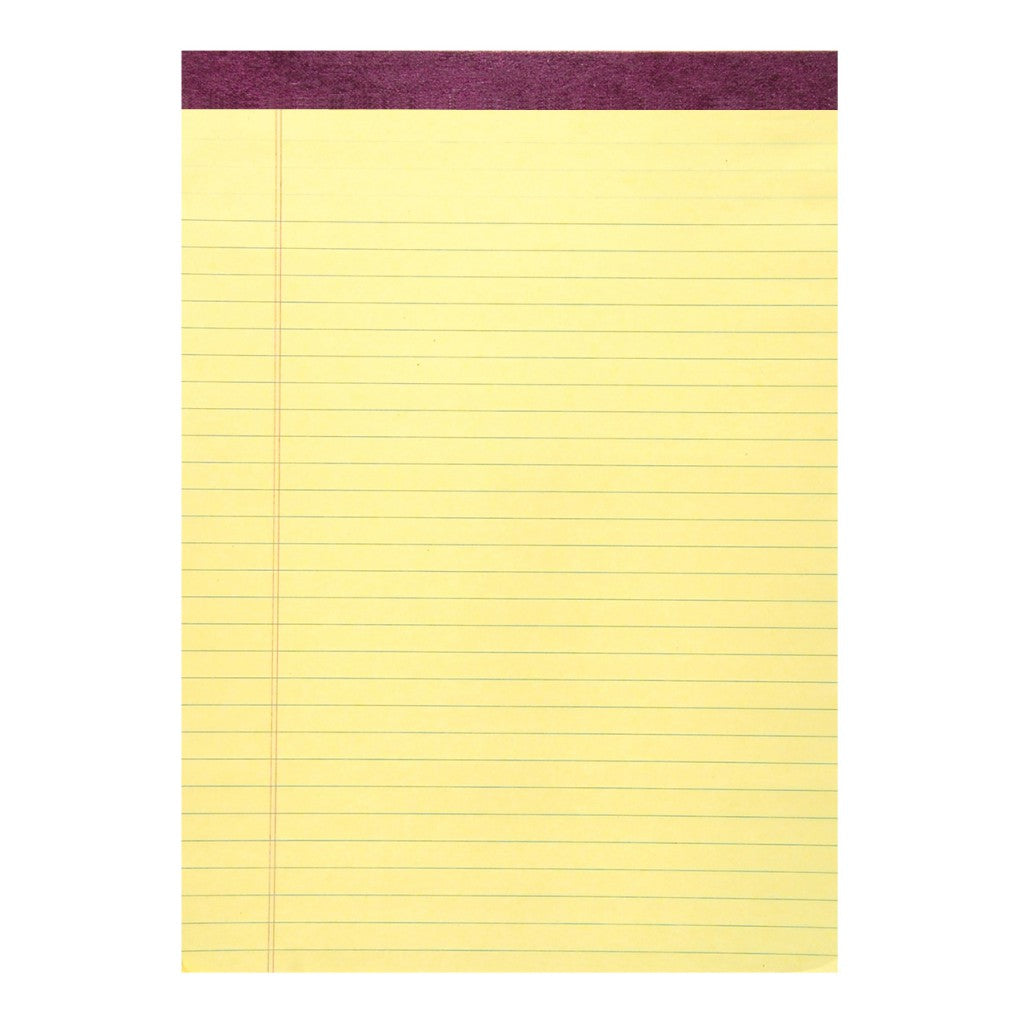Roaring Spring Legal Pad - Canary 8.5x11.75in 50Sht Bulk Letter