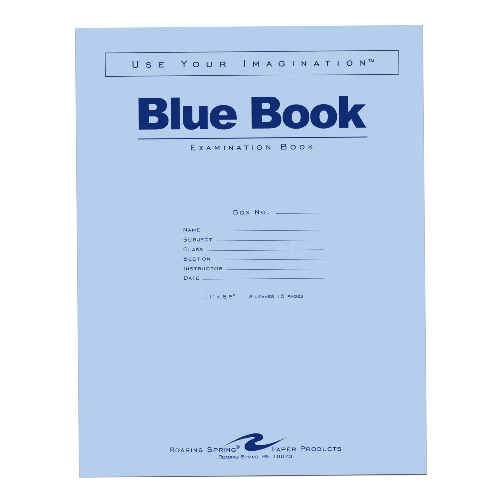 Blue Book | 11"x8.5"