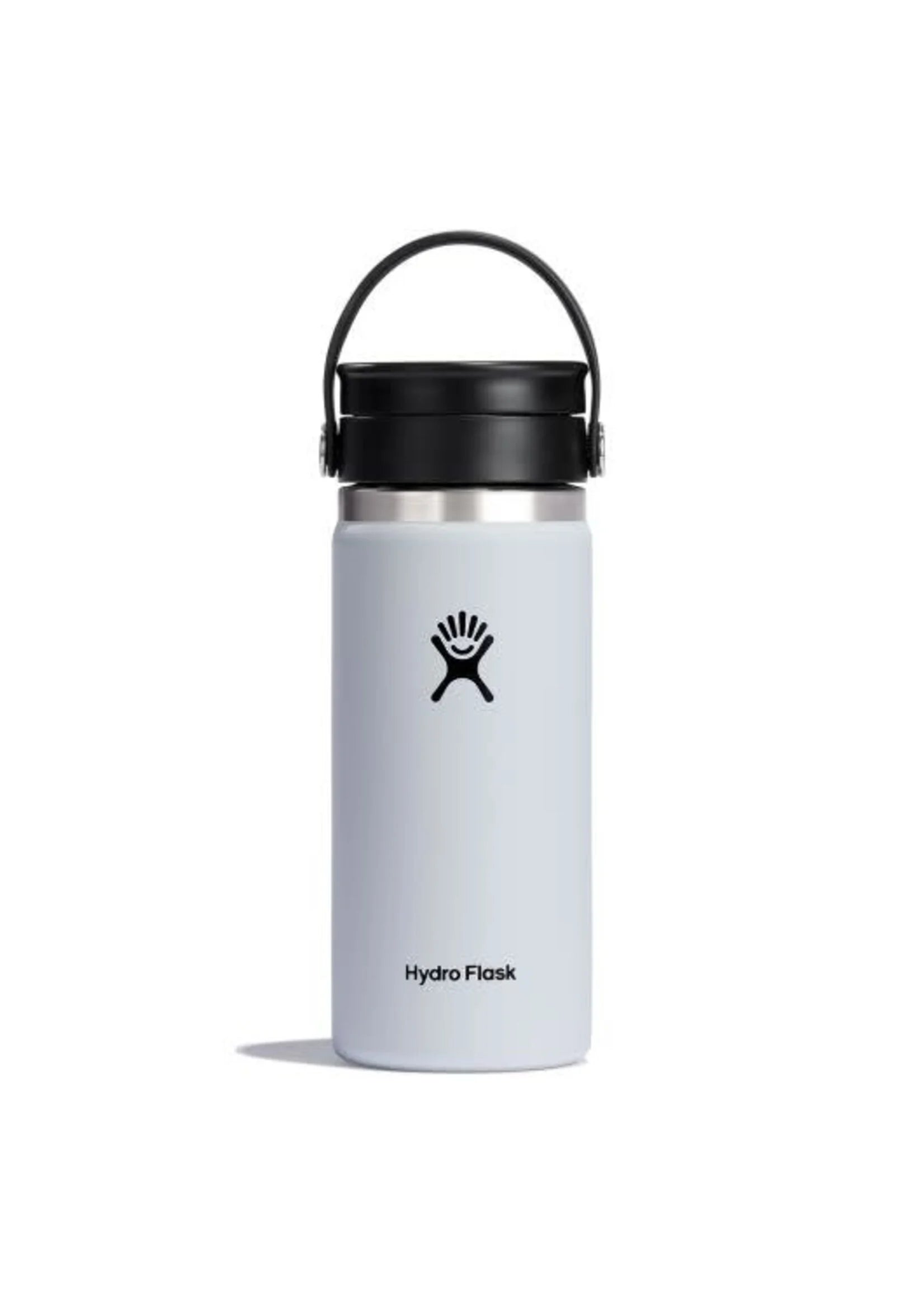 16 OZ WIDE MOUTH W/FLEX SIP LID HYDRO FLASK | WHITE
