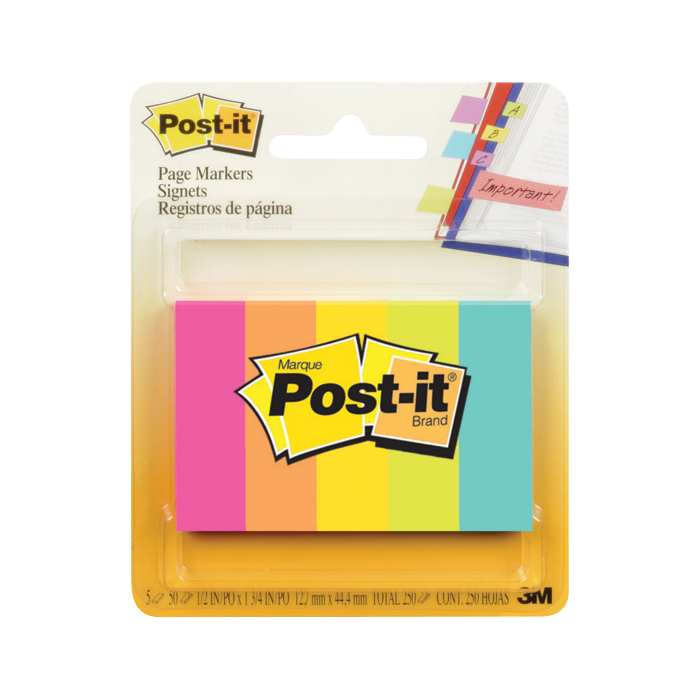 Post-it Flags - Asst 5Pk