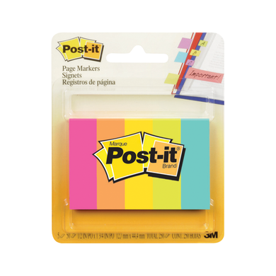 Post-it Flags - Asst 5Pk