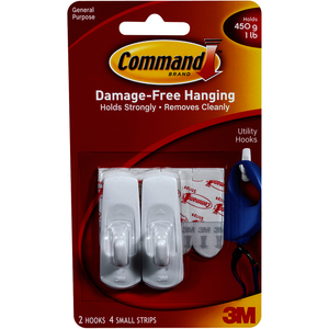 Small Command Hook | 2Pk