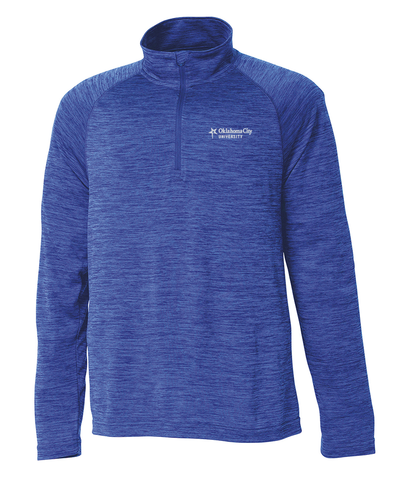 Men's Space Dye Performance Pullover | Royal