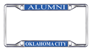 License Plate Frame, Alumni over Oklahoma City