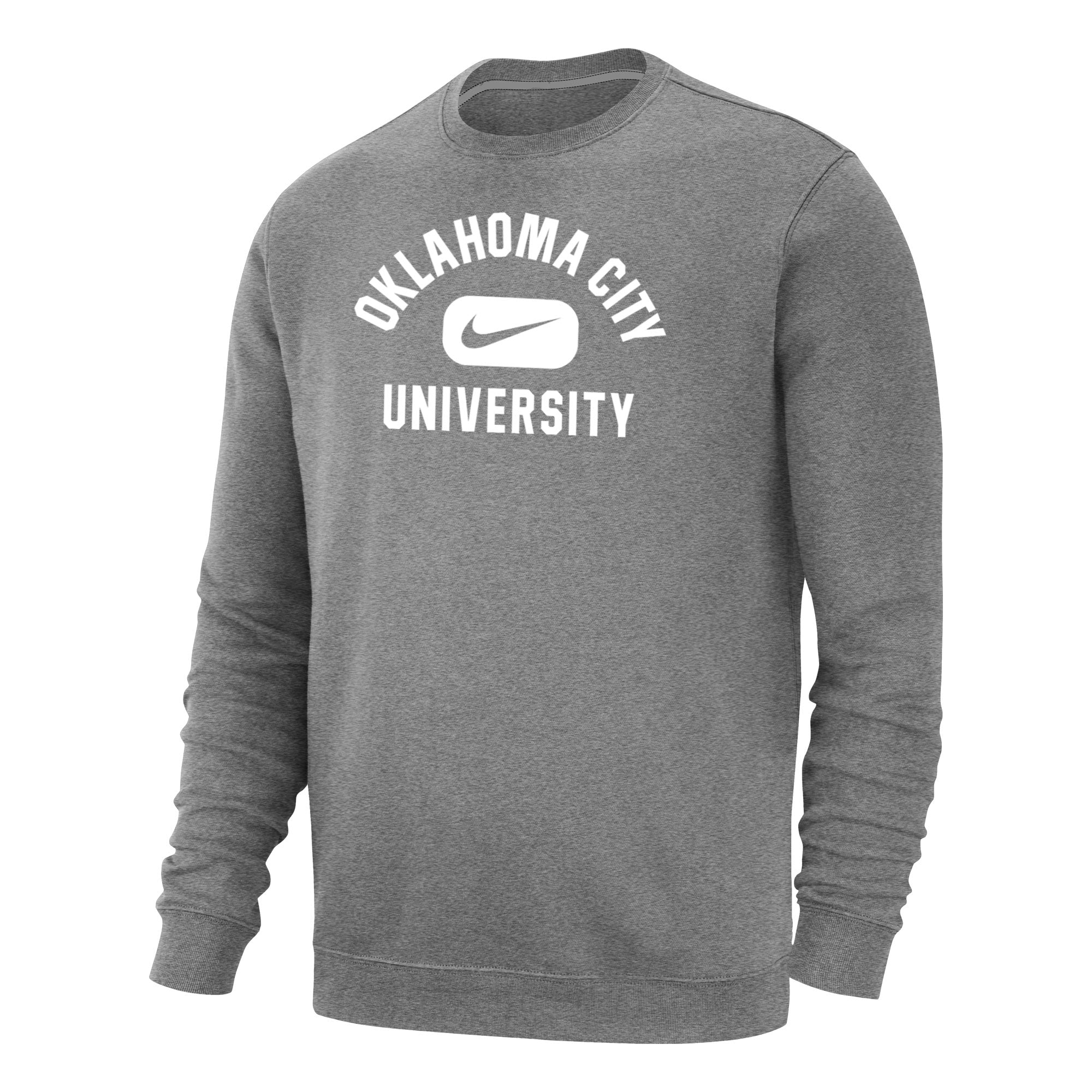 NIKE Club Fleece Crew | Dark Heather