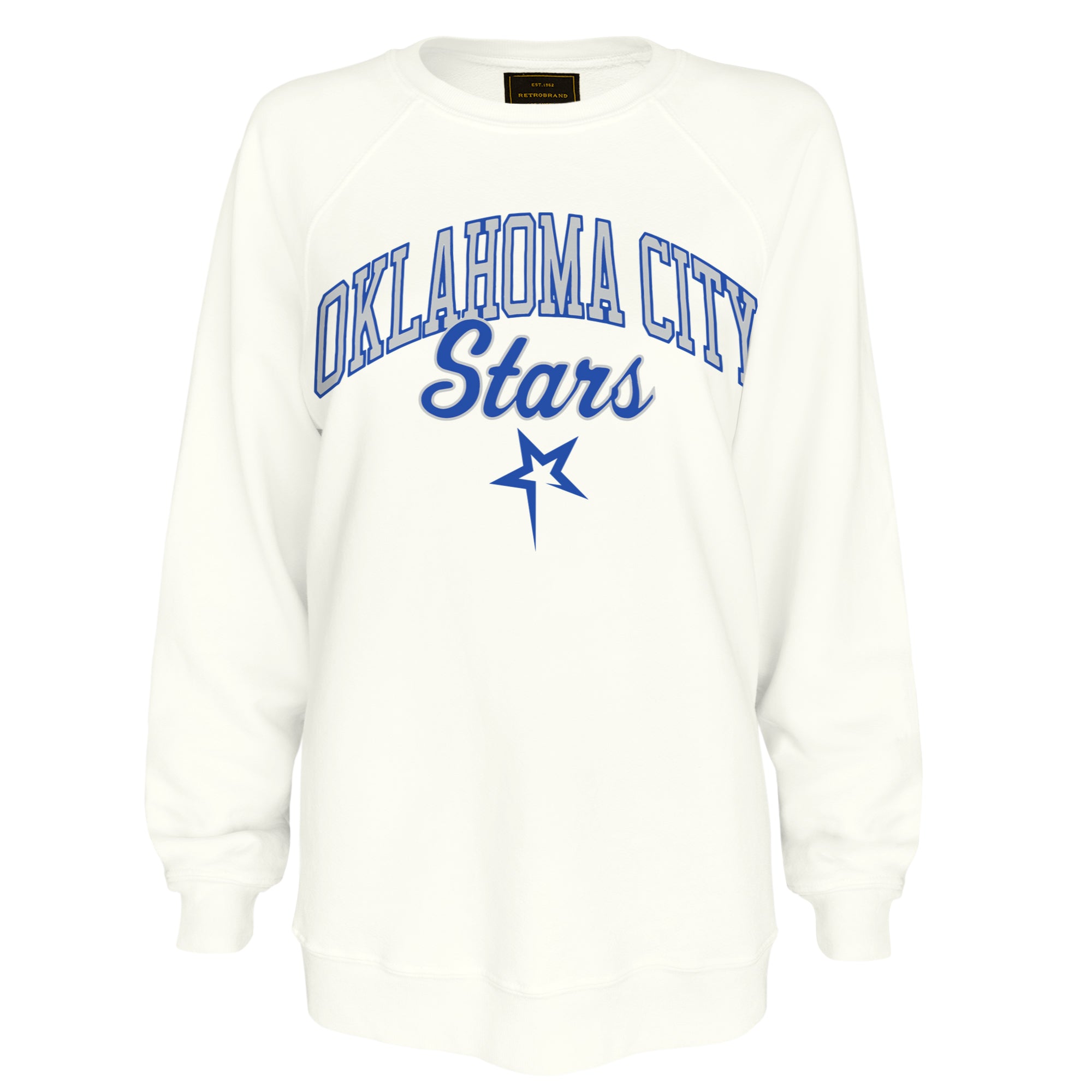 Ladies French Terry Crew | Vintage White