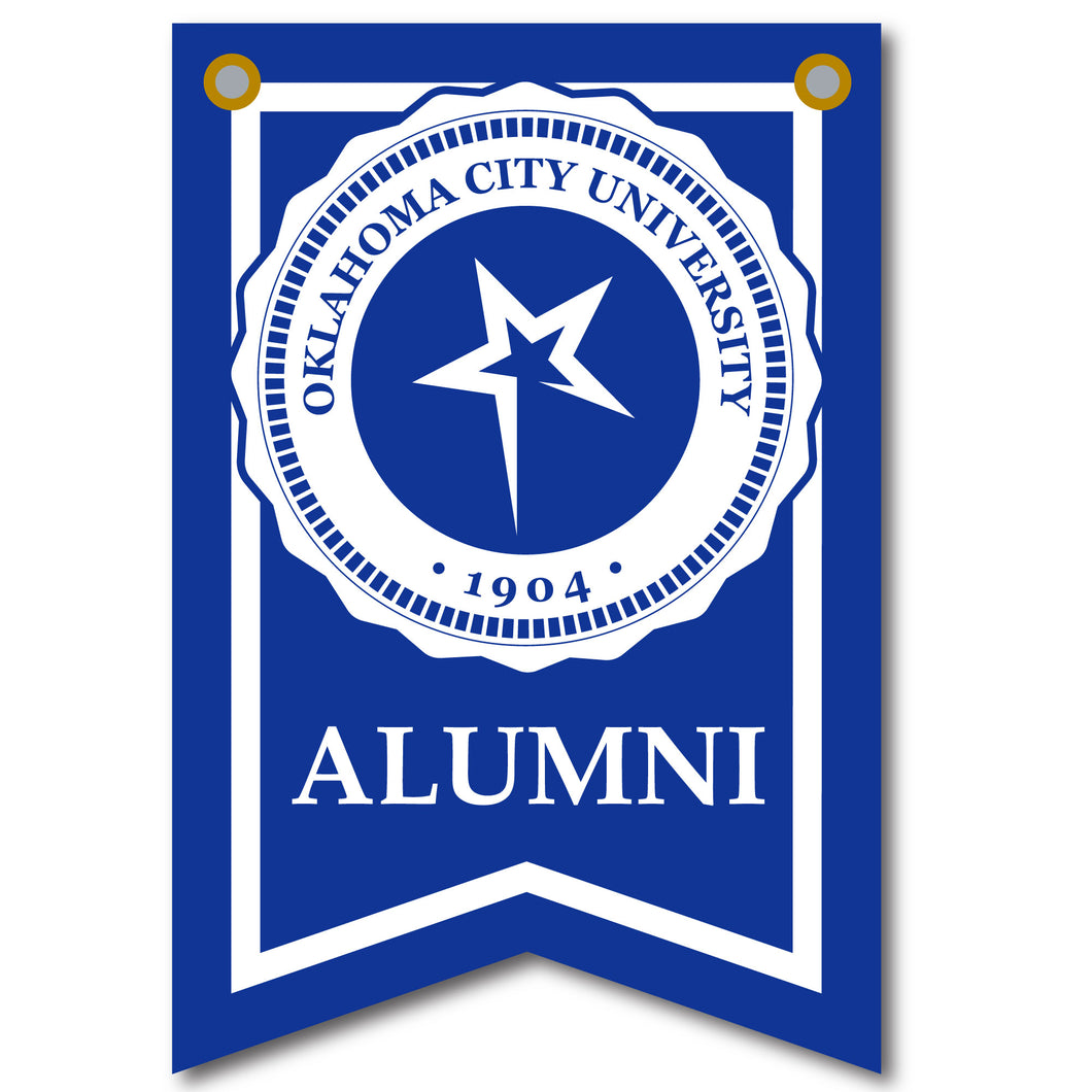 12 X 18 Dovetail Seal Banner| Royal