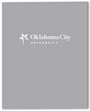 Imprinted Two Pocket Folder | Gray