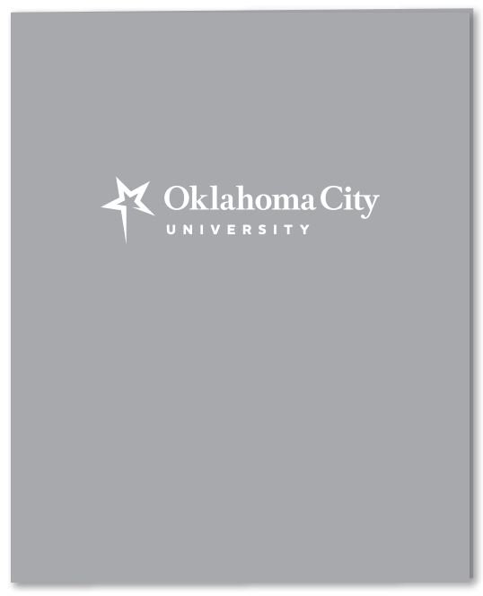 Imprinted Two Pocket Folder | Gray