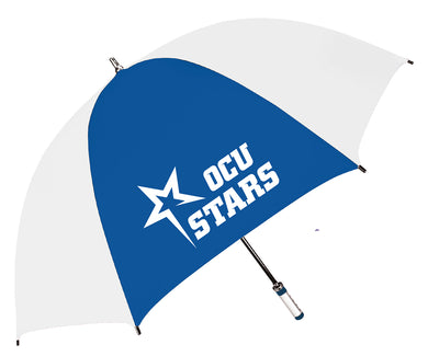 The Birdie Imprinted Golf Umbrella | Royal/White