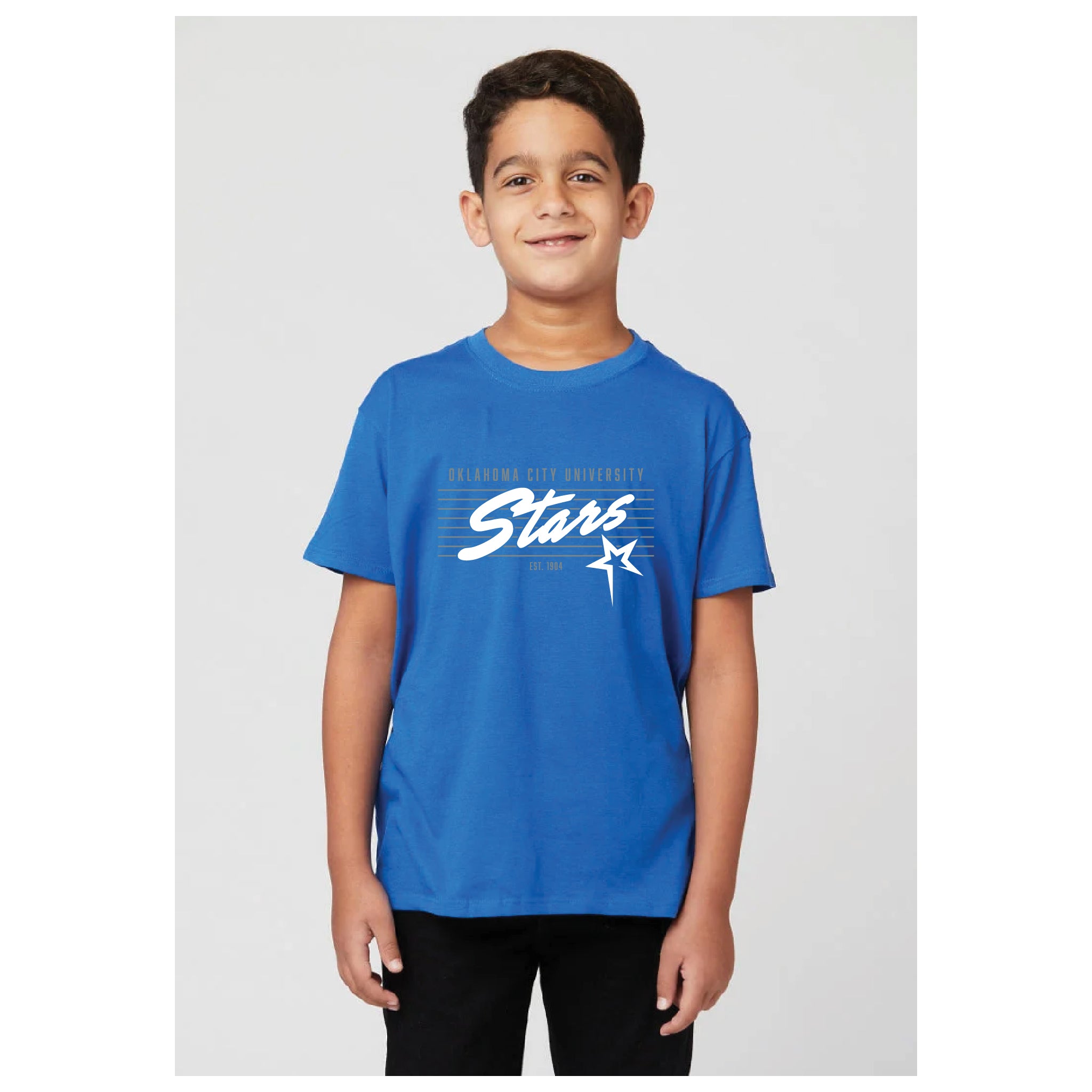 Youth Pinstripe Tee | Team Royal