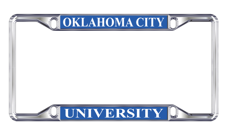 License Plate Frame | Oklahoma City over University