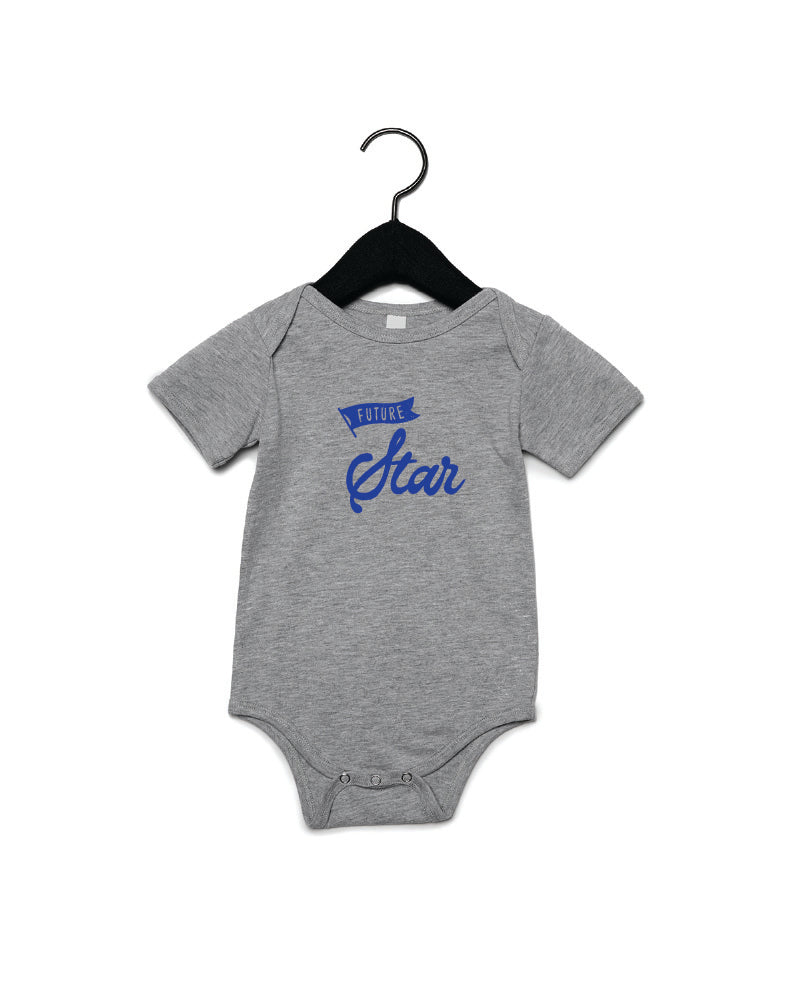 Infant Logoed Onesie | Heather Grey