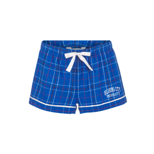 Ladies Flannel Short, Royal Field Day