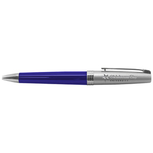 Barrel Twist Action Ballpoint Pen by LXG, Blue (F22)
