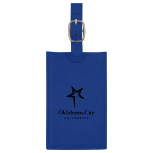 Velour Luggage Tag by LXG, Blue (F22)
