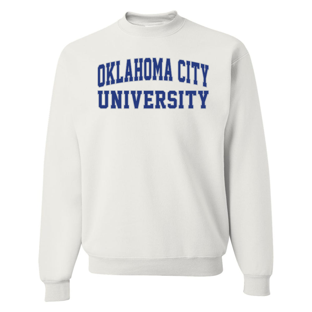 OKCU Core Crew Sweatshirt, White - OKCU Campus Store – Oklahoma