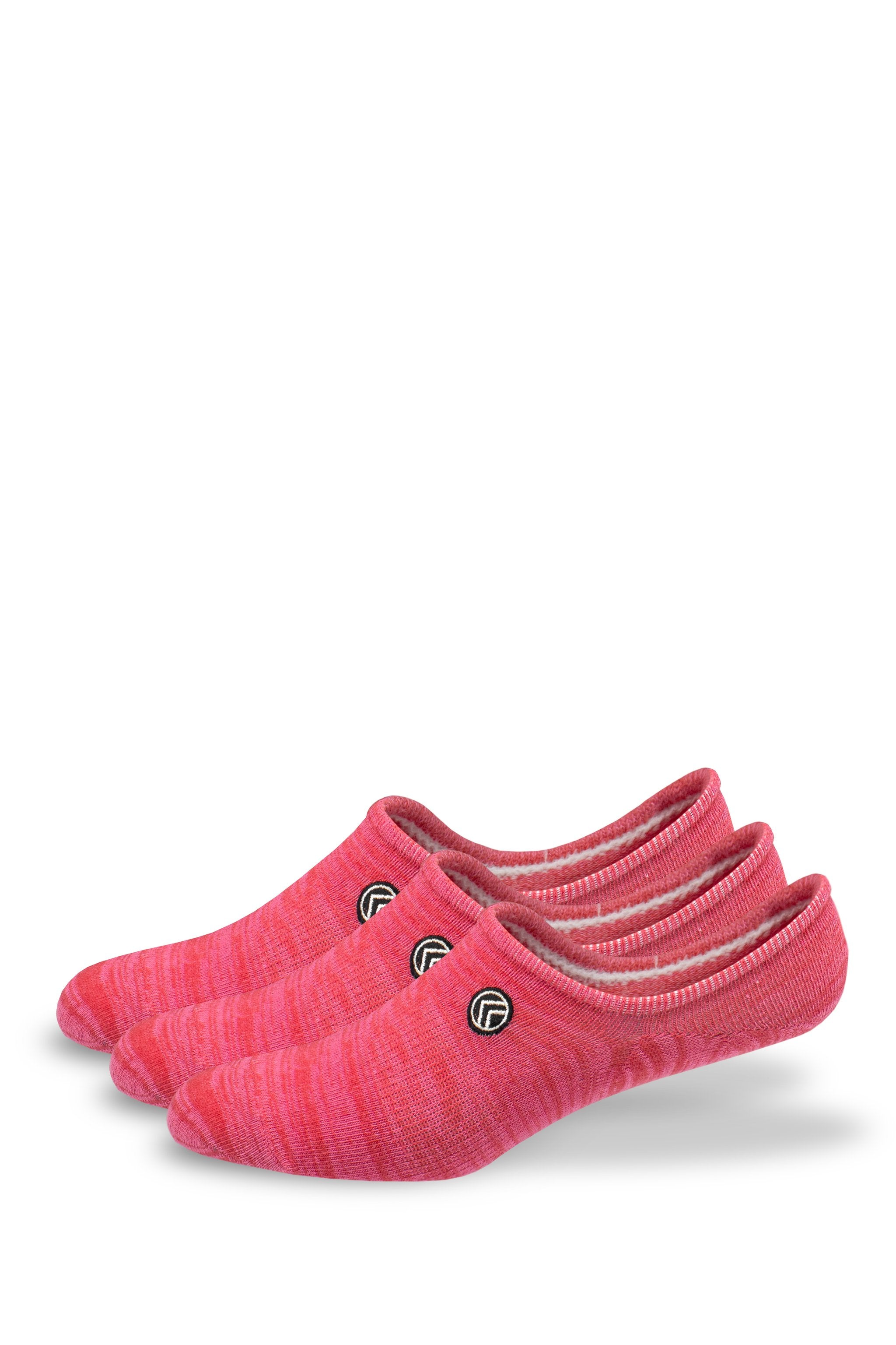 Sky Footwear No Show Socks | Red