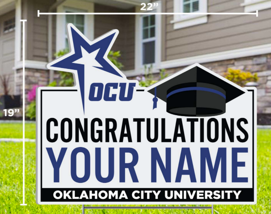Custom Graduation Yard Sign | Congratulations Name
