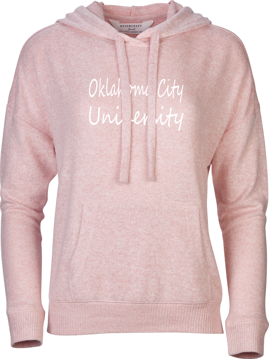 Blush top hoodie women's