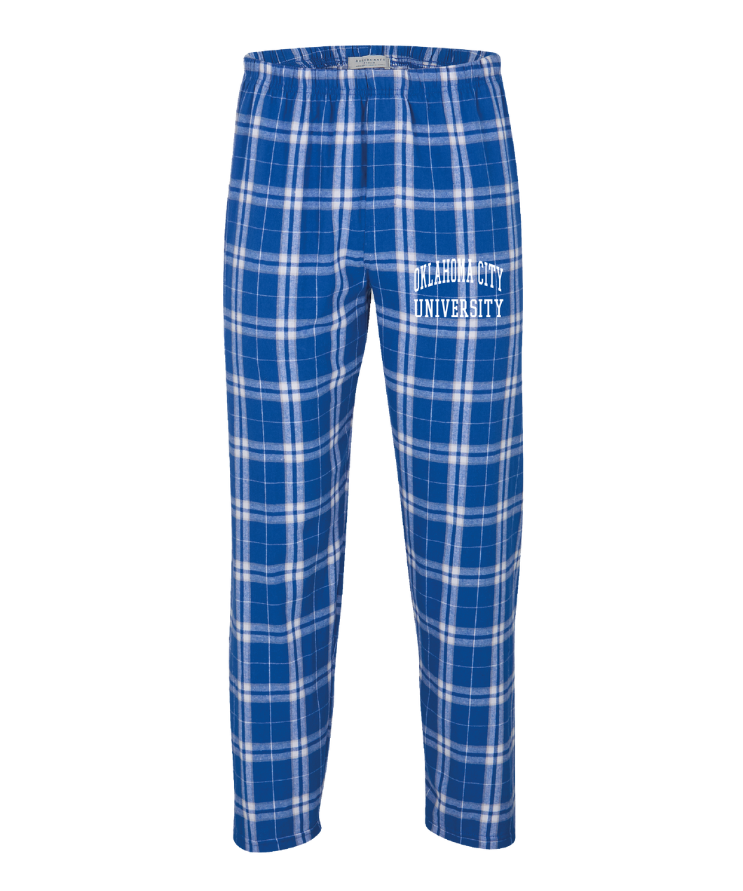 Haley Flannel Pant, Royal/Silver Plaid (F22)